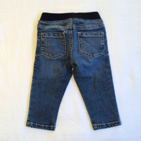 old navy 2-pack pull-on denim jeans bundle lot 12 months baby unisex - Picture 8 of 9